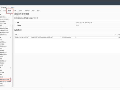ESXi 添加虚拟闪存 & 无可选设备问题排查