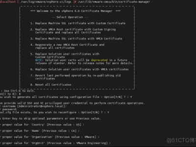 VMware vCenter证书过期解决方法以及更新证书后相关问题处理。